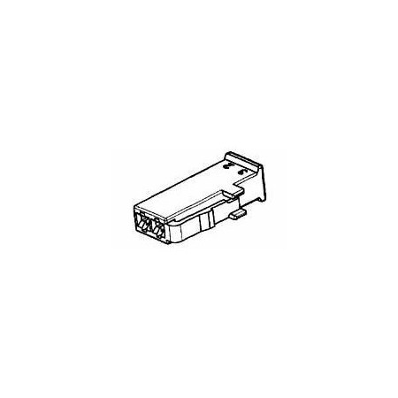 Te Connectivity Wire Terminal, 12 V DC, PBT Insulated, Black 1-1452054-1
